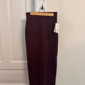 Target Deep Burgundy Pencil Skirt